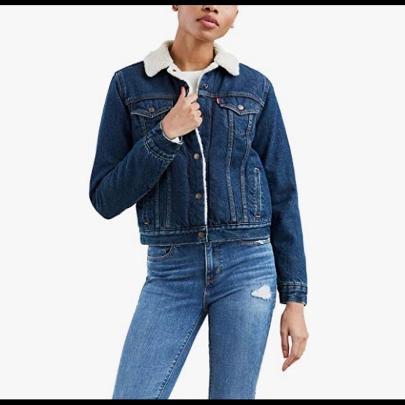 Levi's Jackets & Blazers - Levi’s Denim Trucker Sherpa Jacket